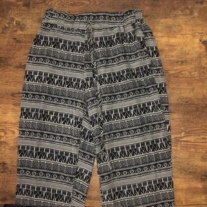 Bohemian patterned pants